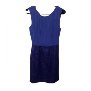 Banana Republic Royal Blue Sleeveless Mini Dress